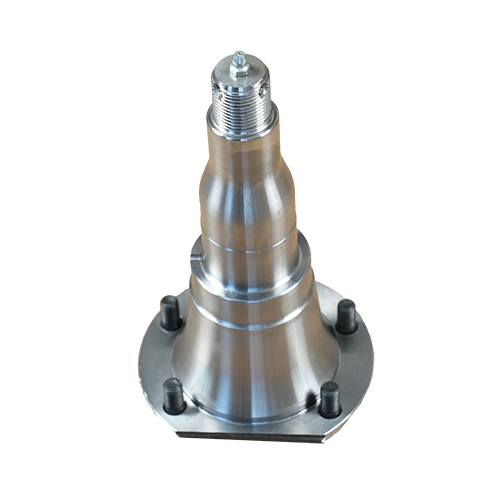 Trailer Spindle for 7,000 lb Weld with Brake Flange